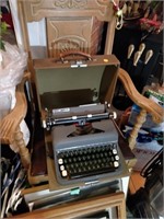 older typewriter in case