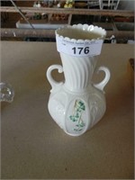 Belleek Vase dated 2002