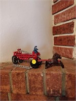 diecast horse and buggy 11"L