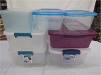Lot of Tubs Largest is 15 Qt