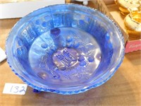 BLUE FOOTED BOWL BUTTERFLY DESIGN