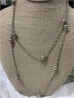 40" Sterling Silver Chain Necklace
