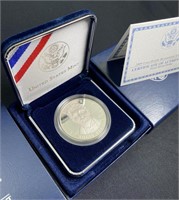 2009 Louis Braille Bicentennial Silver Dollar