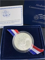 2009 Abraham Lincoln Silver Dollar Boxed