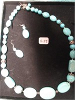 Necklace / Earrings - Turquoise