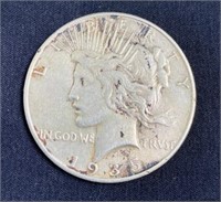 1935-S Peace Silver Dollar US $1 Coin