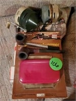 COLLECTION OF REELS AND HUNTING LURE