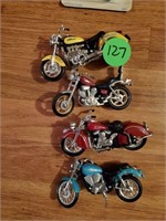 COLLECTION OF TOY MOTORCYCLES- HARLEY