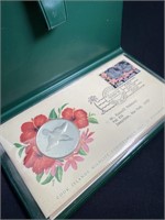 1976 Cook Islands Silver Coin & Stamp Set