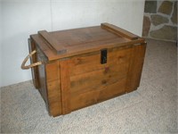 Wood Crate, Farm Scene, Artist Bull Baylor