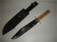 Cobra Hunter II Knife and Sheath, 9 1/2 inch
