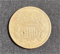 1867 US 2 Cent Piece