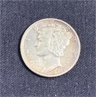 1943 Mercury Silver Dime US Coin