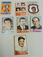 Boby Orr Punch Out Card & Coaches Cards