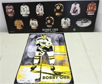 Bobby Orr Jersey Wood Plaque & Photo