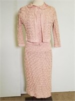 1960s Caledonia ribbon knit dress