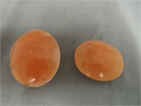 Orange Selenite Palm Stones
