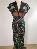1940s Howard Greer floral dress