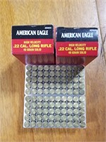 2 boxes of .22 LR bullets (qty. 100)