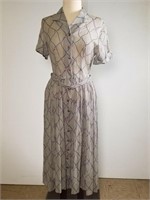 1950s Pat Premo shirtwaist cotton dress