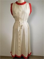 1950s Pat Premo linen dress