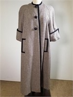 1950s Bonwit Teller wool swing coat