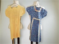 Two 1940s Miss Quality girls dresses