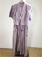 1950s silk sheath dress & jacket