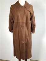 1940s Vascelli suede leather coat