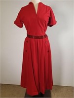 1940s Rose Barrack skirt suit