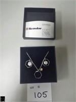 Steelx earrings and necklace