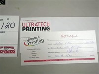 gift certificate, Ultratech Printing, Melfort