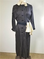 1950s David Levine silk dress