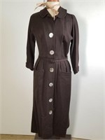 1940-50s David Crystal knit dress