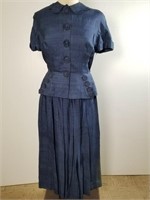 1940s Mollie Parnis skirt suit