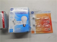 4pk G16 Light Bulbs 40W & 60W 3pk
