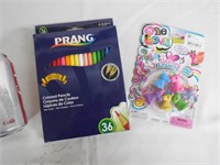 36ct Prang Colored Pencils & Unicorn Erasers