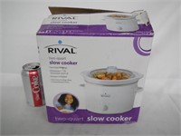 Rival 2-Qt Slow Cooker/Crockpot *Has a Dent