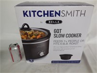 Bella Kitchen Smith 6-Qt Slow Cooker, New
