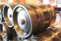3X, PLASTIC WRAPPED S/S KEGS
