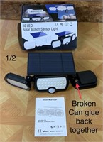 Solar Motion Sensor Light (see notes)