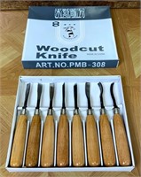 Wood Cut Knife Set