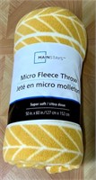 50" x 60" Super Soft Micro Fleece Throw