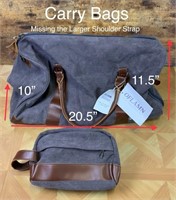 2 Quality Carry Bags