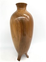 Bobby Phillips Walnut Wood Turned Vase