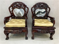 Antique Chinese Dragon Carved Chair