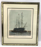 The Last Journey of Victory Ship Color Lithograph