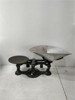 cast iron scale   28x12x13" approx