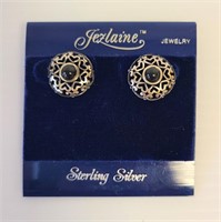 Sterling Silver Pierced Earrings 925