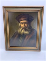 Framed Oil Painting Signed Raymond
